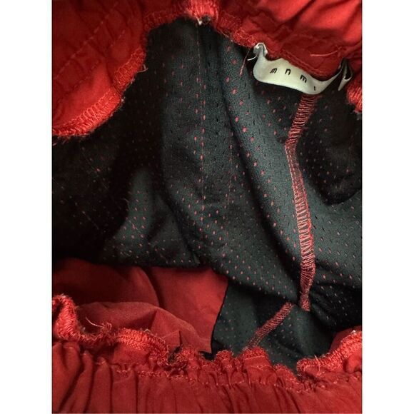 MNML Red Mens Bungee Cord Parachute Pants Size X-Small - Picture 10 of 12